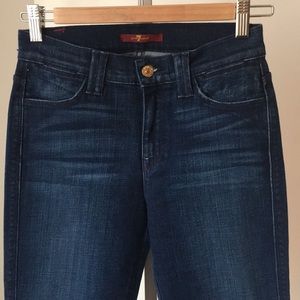 7 For All Mankind, High Rise, Wide Leg Mid-Wash Jean